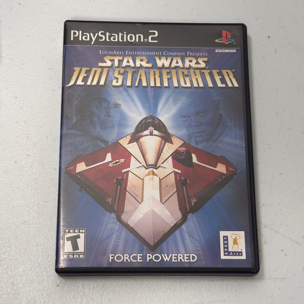 Star Wars Jedi Starfighter PS2 PlayStation 2 LucasArts SLUS-20293 Complete CIB